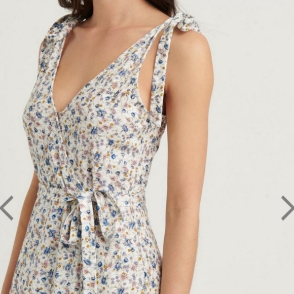 Lucky Brand Ditsy Floral Midi Wrap Dress - Picture 3 of 7